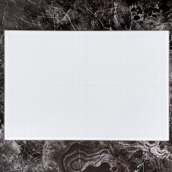 True White Glass Craft Mat Heat, Scratch, & Stain Resistant Perfect for  Mixed Media Artwork 