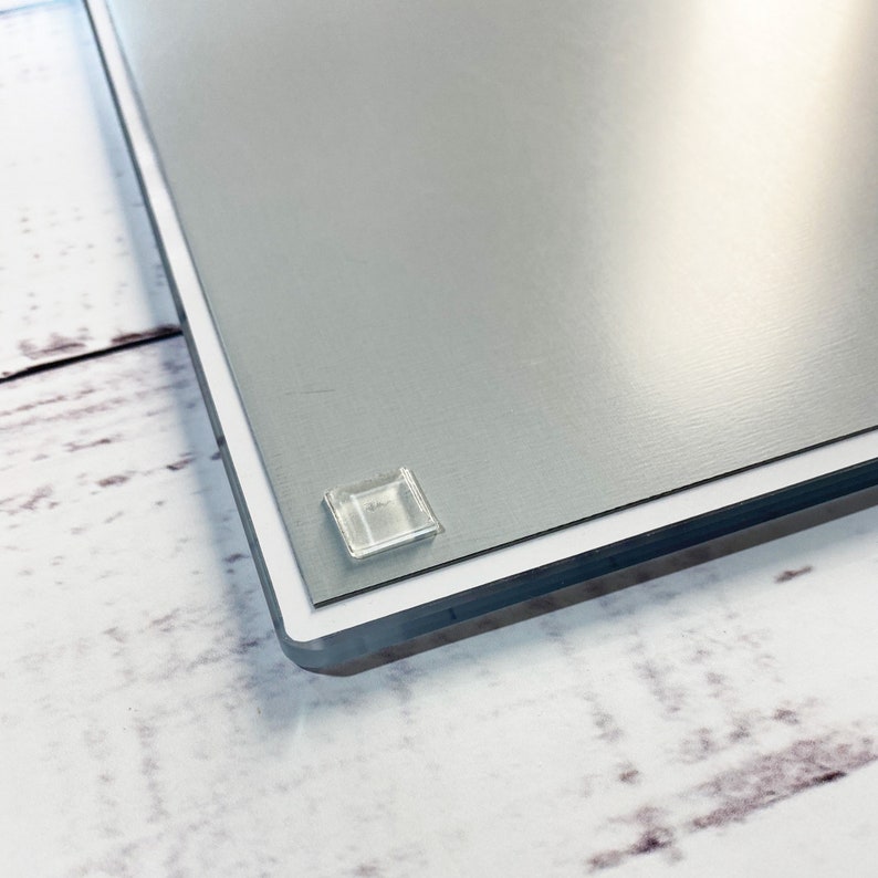 Aqua Glass Craft Mat Heat, Scratch, & Stain Resistant Perfect for Mixed