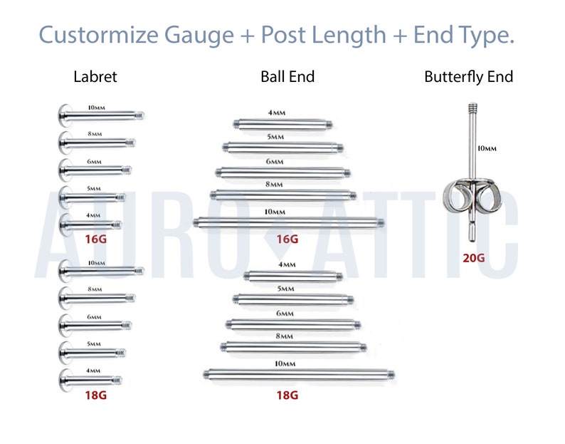 CZ Stainless Steel Teeny Tiny butterfly Piercing Cartilage Piercing,Helix Earring,Conch,Tragus Barbell or Labret Stud 16G 18G,20G