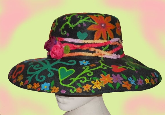 Ladies Festival Hat L Quirky Hand 