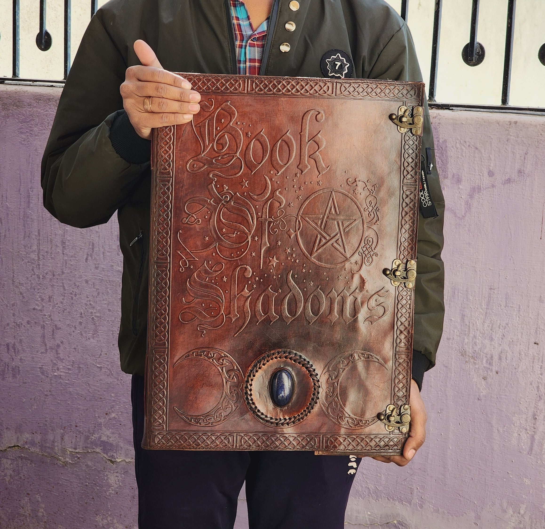 Book Of Shadows Leather Grimoire Leather Journal Magic Etsy Canada Book Of Shadows Leather Grimoire Leather Journal Magic Etsy Canada