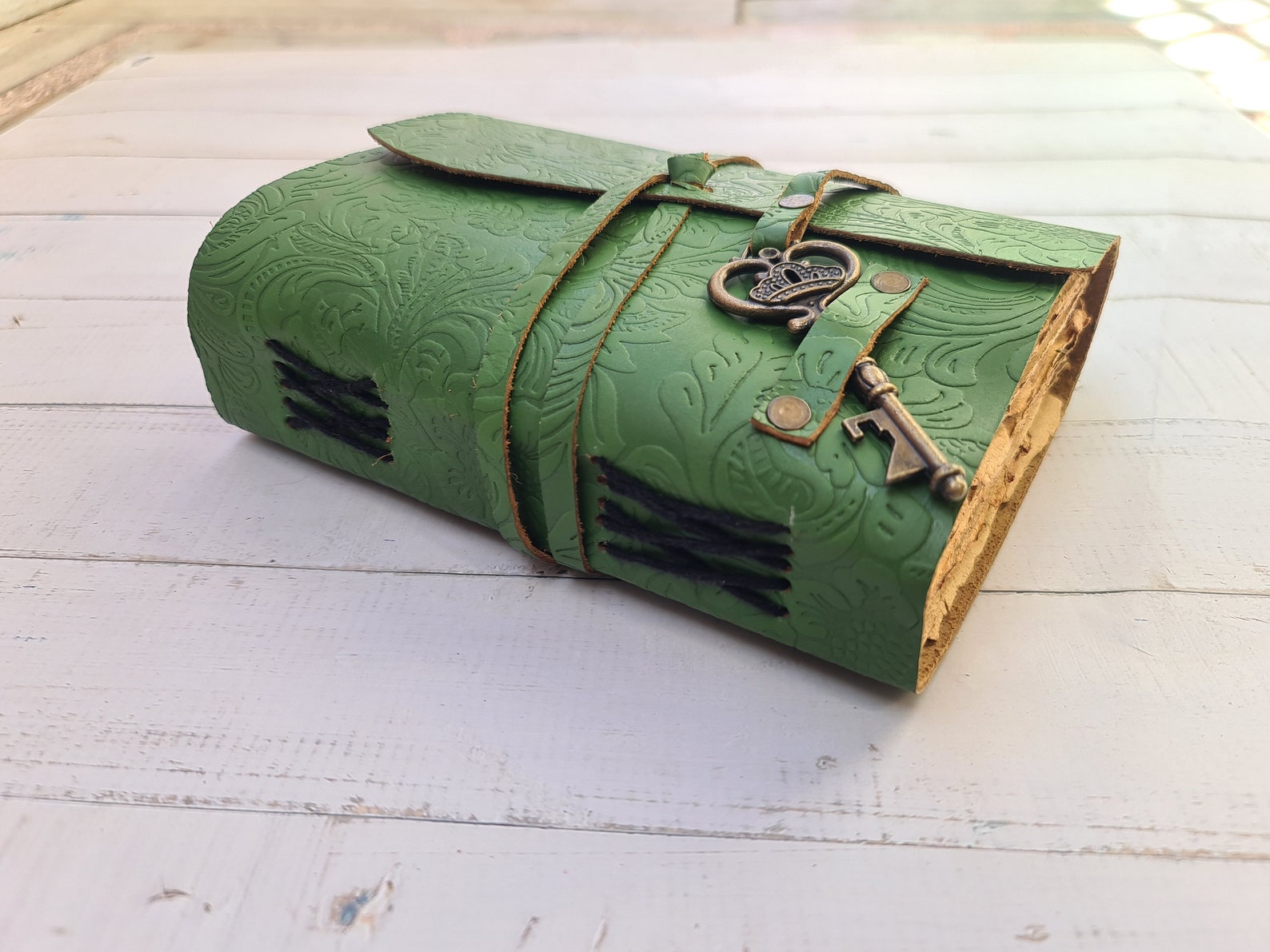 50 OFF Leather Book Leather Grimoire handmade Deckle Edge Etsy