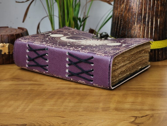 Diario De Cuero Hecho A Mano Con El árbol De La Vida De Siete Chakras Cuaderno De Sombras Diario De Citas Planificador Diario Diario De Oficina