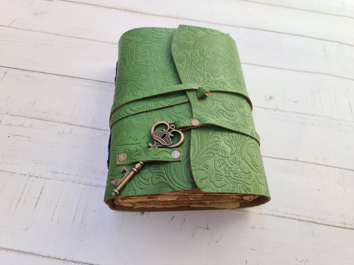 50 OFF Leather Book Leather Grimoire handmade Deckle Edge Etsy
