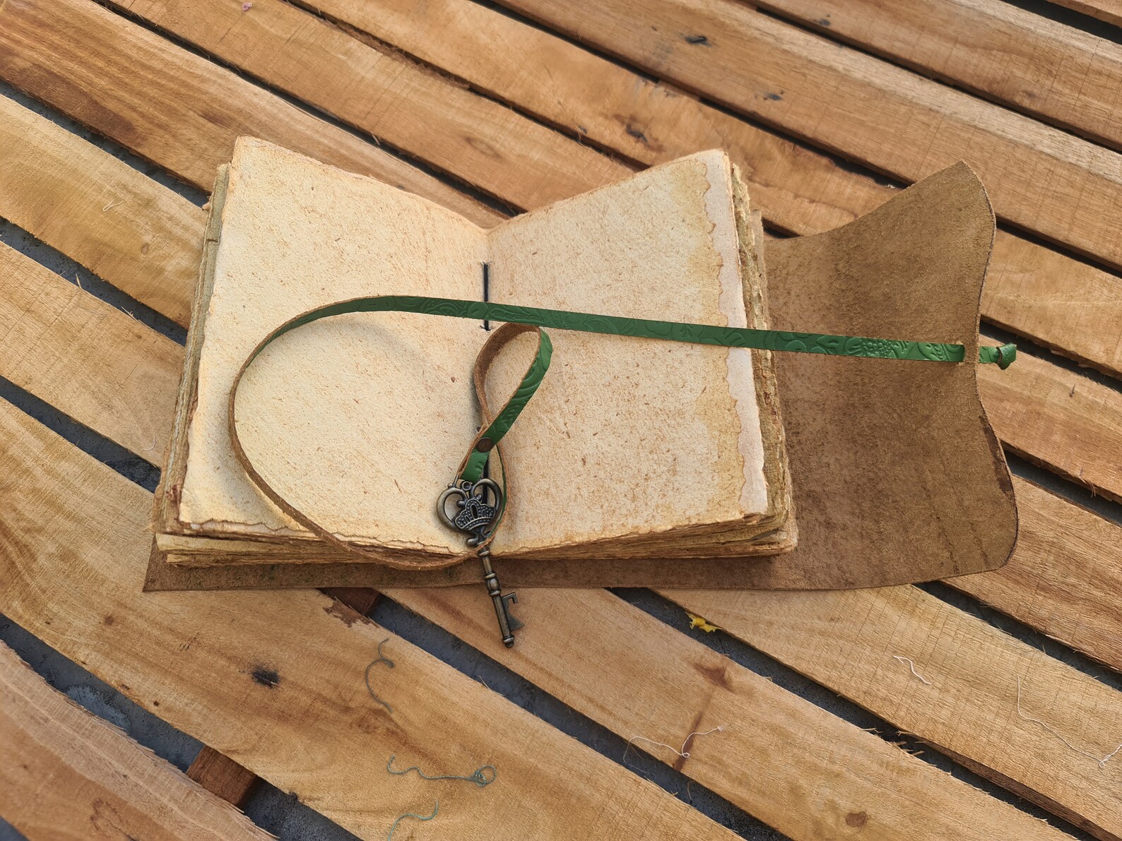 50 OFF Leather Book Leather Grimoire handmade Deckle Edge Etsy