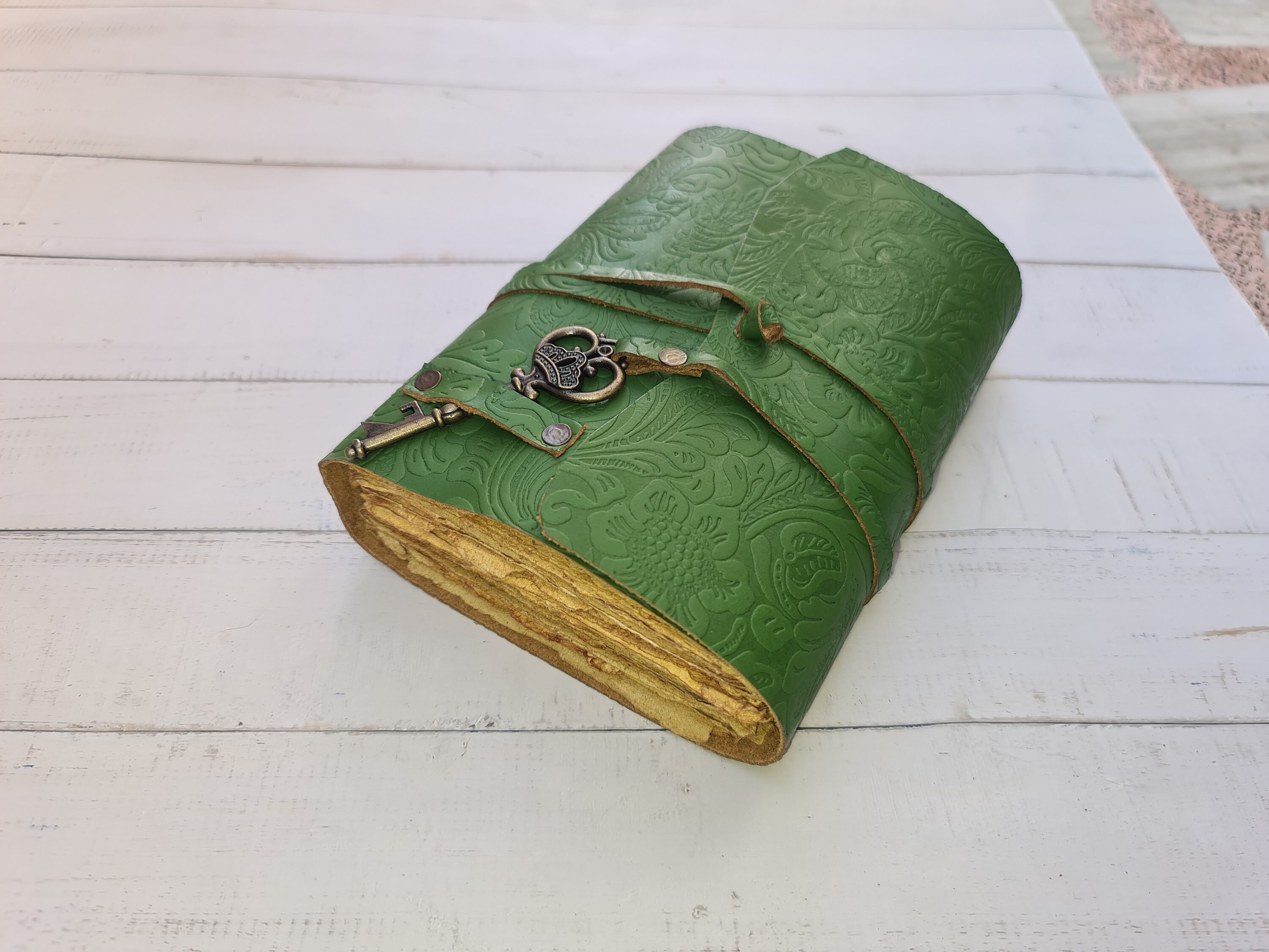 50 OFF Leather Book Leather Grimoire handmade Deckle Edge Etsy