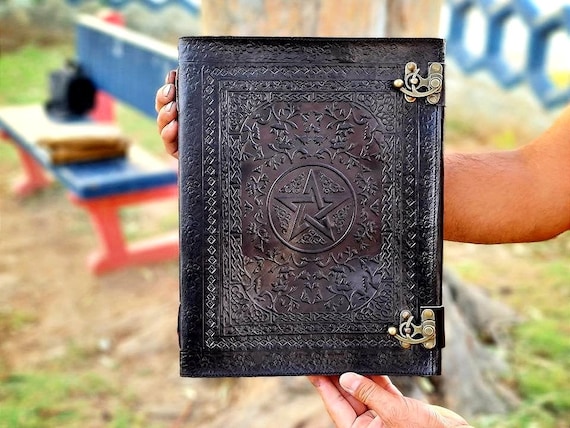 Extra-Large Leather Wiccan Journal Extra-Large Leather Wiccan Journal