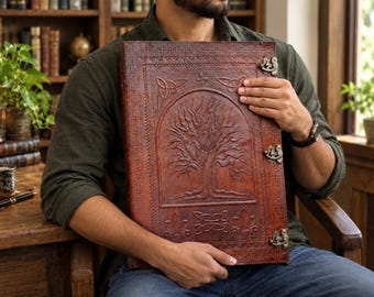 Extra large Leather Journal Personal notebook For Writing  Personalize Gift Christmas gift for him Anniversary gift birthday gift for friend