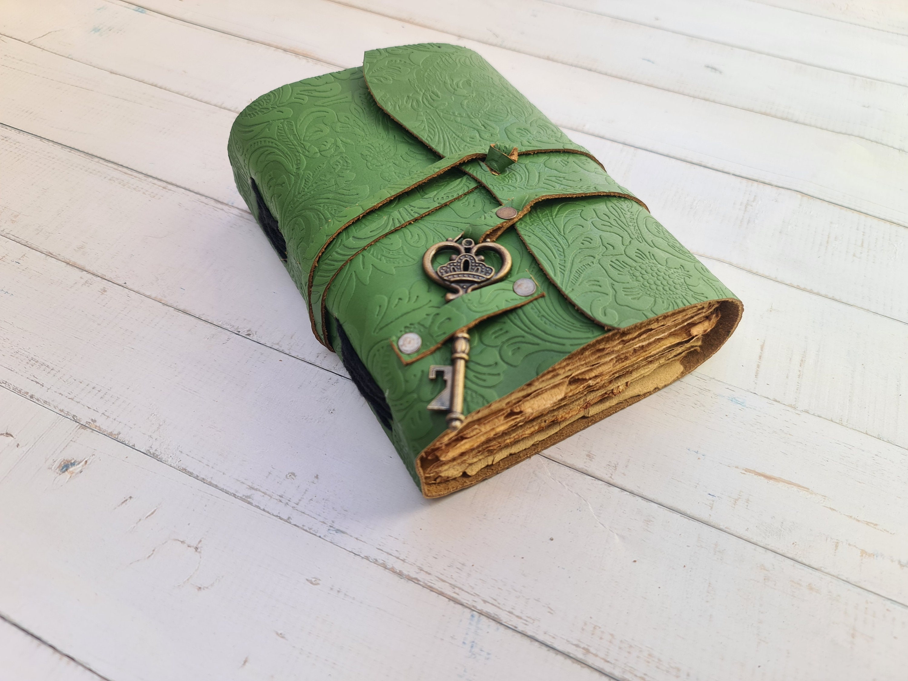 50 OFF Leather Book Leather Grimoire handmade Deckle Edge Etsy