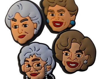 Set di ciondoli per scarpe Retro Besties / Collezione di 4 personaggi (venduto in set)