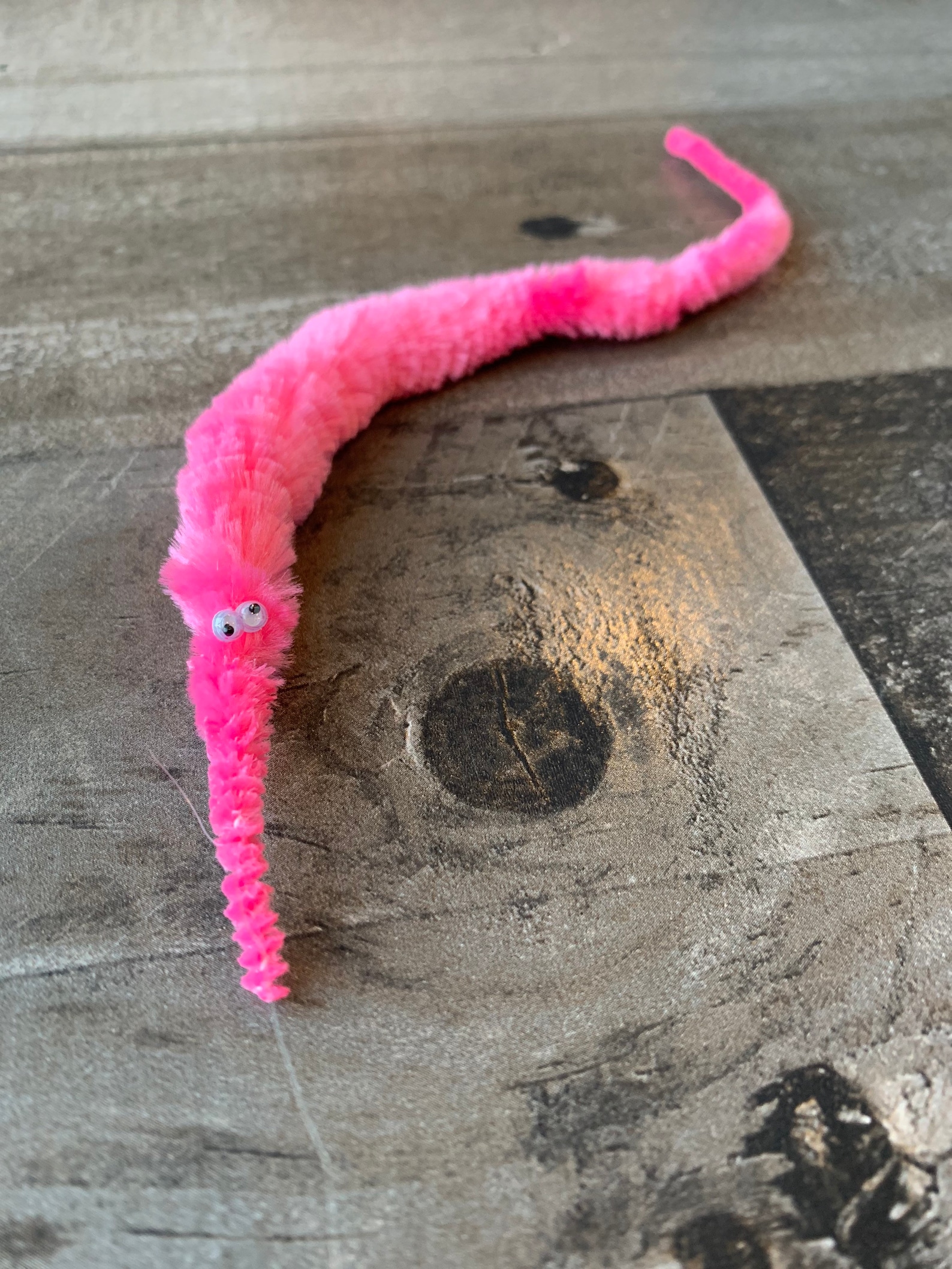 Fuzzy Worm on a String Nostalgic Magic Worm - Etsy