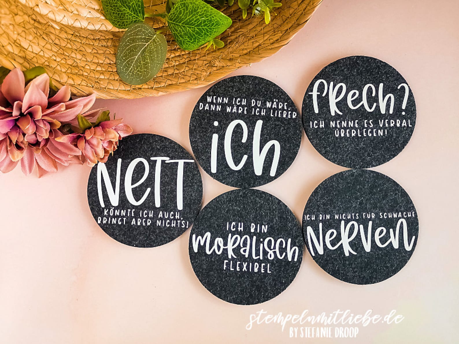 Untersetzer Mit Spruch