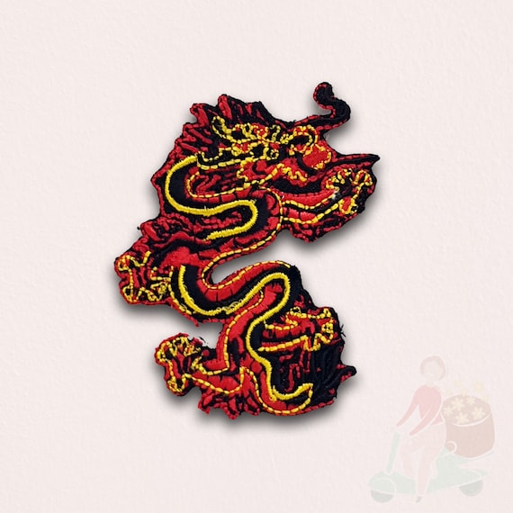 LEAPING FIGHTING TIGER Embroidered Sew Iron On Cloth Patch Badge APPLIQUE
