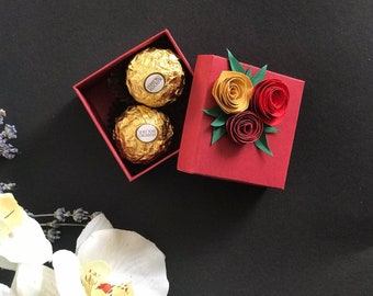 Geschenke-Box, Valentinstag, Präsent-Box, Elegante Hochzeit Bonbonniere, Valentinstag Geschenk, handgemachte Box, nettes Geschenk, Hochzeits-Box.