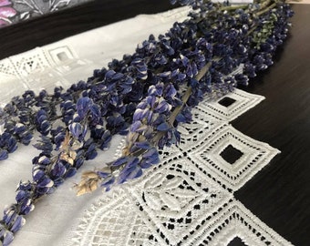 Lupine, purple flowers, dried bouquets, natural, blue, wedding decor