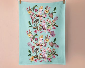 Cockatoo Birds | TEA TOWEL