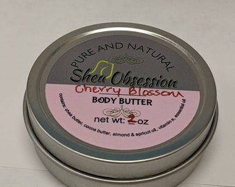 Toda la mantequilla corporal batida natural por lotes pequeños