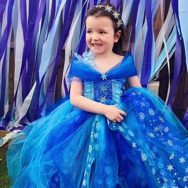 Fairy tutu dress, frozen princess dress, princess dress,