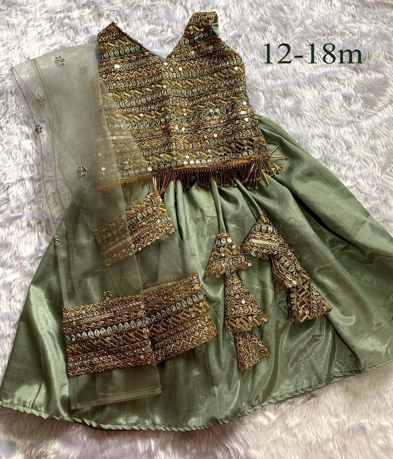 Cradle Ceremony Dress, Art Silk Baby Girl Dress, Birthday Dress, Baby