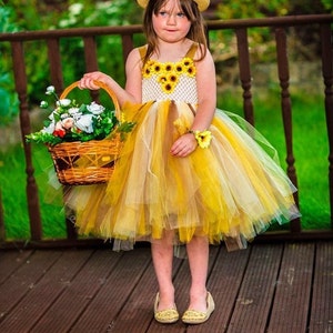 Vestido tut girasol Etsy Espa a