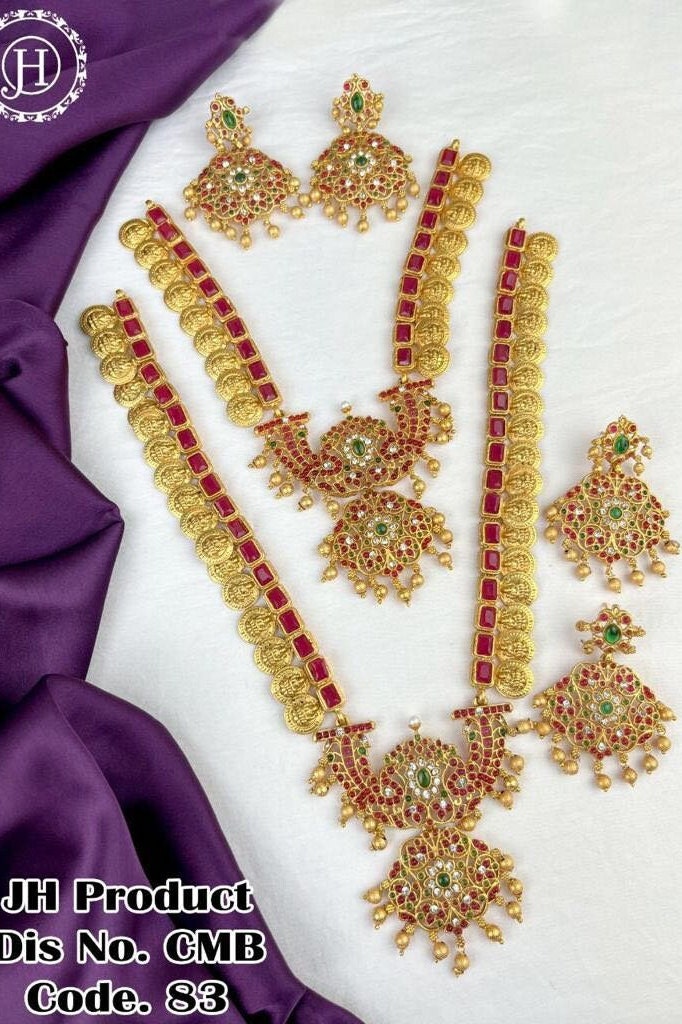 Aaram Jewels Gold Jewels Gold Finish Premium Jewels Necklace
