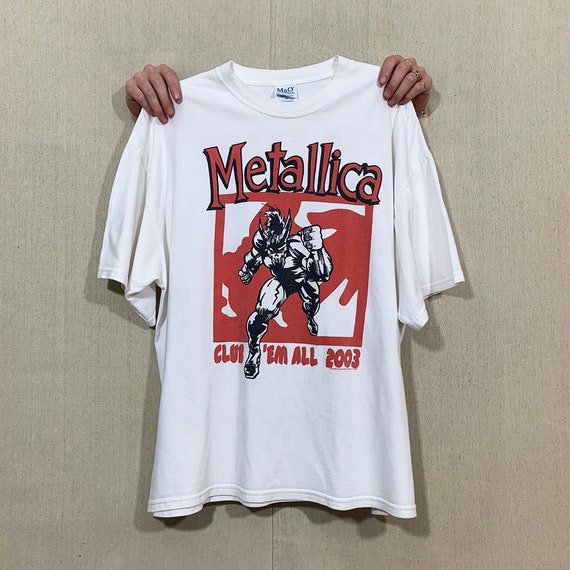 Vintage Men's Metallica Band T-Shirt