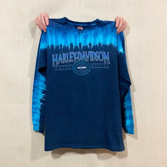Vintage Harley Davidson Tye Dye Logo Tee