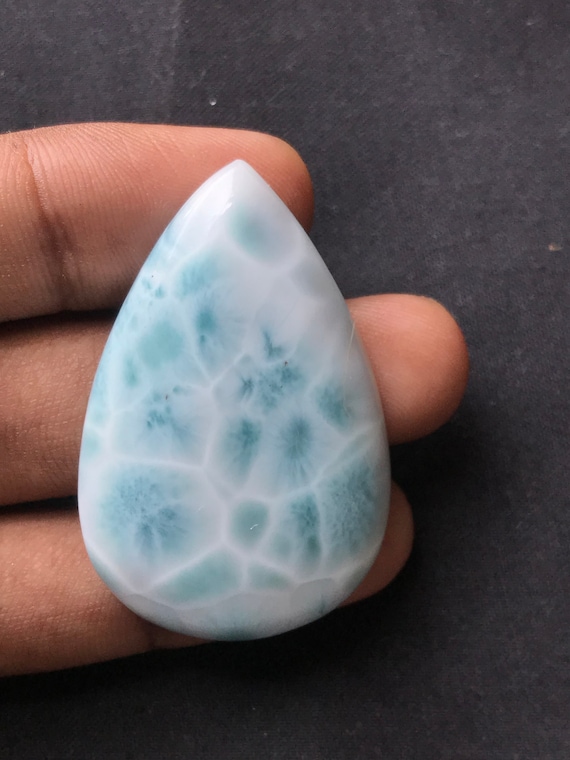 Top Quality Larimar Cabochon gemstone Natural Larimar gemstone for pendant Larimar semi precious loose gemstone Larimar stone 23 Cts D-7292