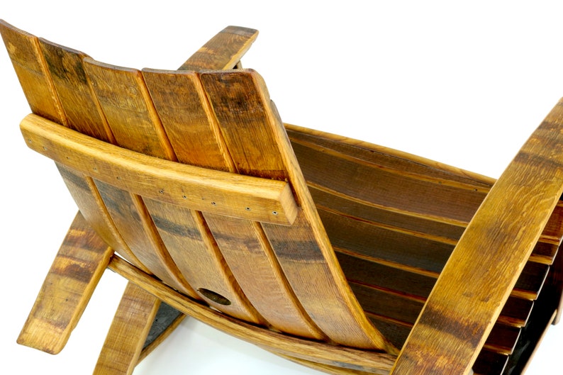 Wine Barrel Chair Wine Barrel Lounge Chair Patio Furniture Etsy