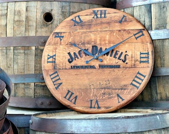 Whiskey Barrel Distillery Clocks - Bourbon Barrel Heads