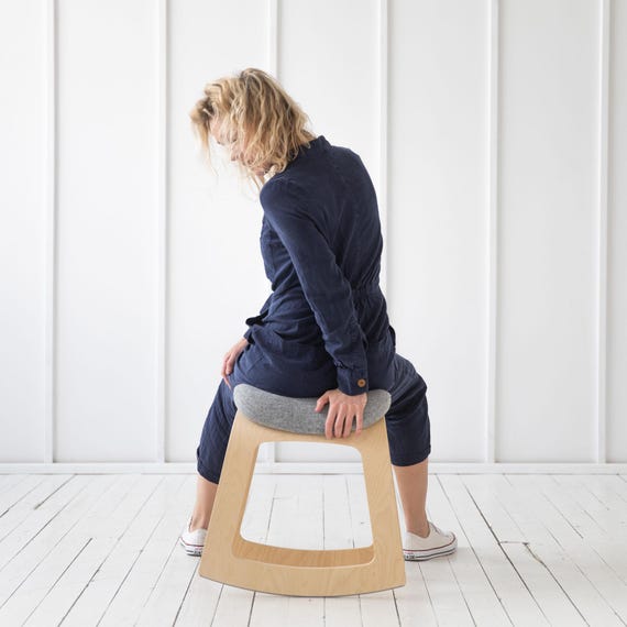 Office Chair, Desk Chair, Desk Stool, Saddle Stool, Saddle Chair, Ergonomic Chair, Office Stool, Modern Wood Chair, Ergonomic Stool - Muista