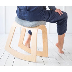Office Chair, Desk Chair, Desk Stool, Saddle Stool, Saddle Chair, Ergonomic Chair, Office Stool, Modern Wood Chair, Ergonomic Stool - Muista image 17