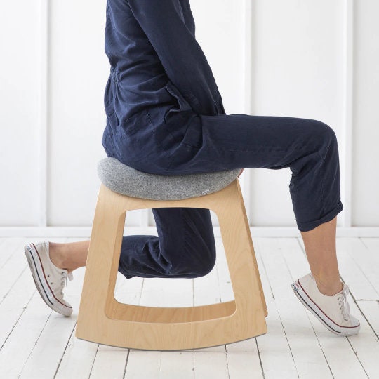 Swedish Posture Seat used for Any Chair for Balance, Posture, AB and Core Exercise