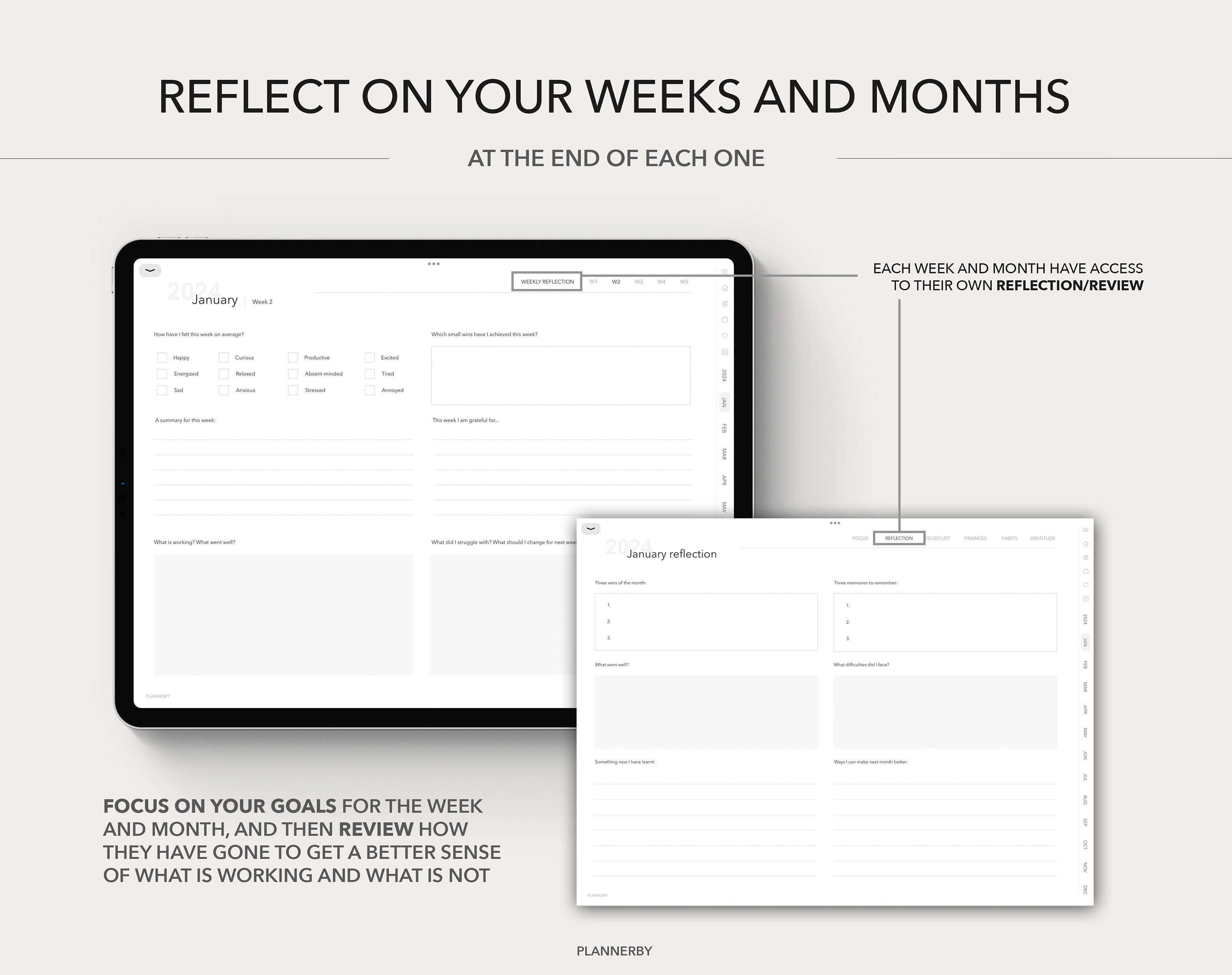 2024 Digital Planner, Dated Digital Planner, Goodnotes Planner ...