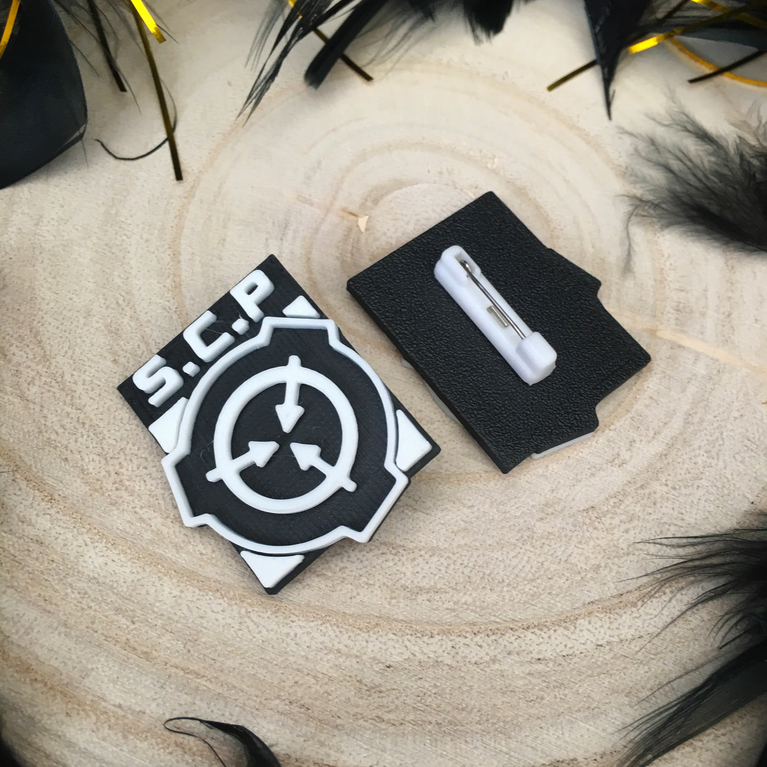 SCP Foundation Logo Pin for Sale by EmthelRackem