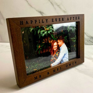 Custom Picture Frame | Custom Engraved Frame | Customized Picture | Custom Wood Frame | Personalized Frame | Customized Gift | 4"x6" | 5"x7"