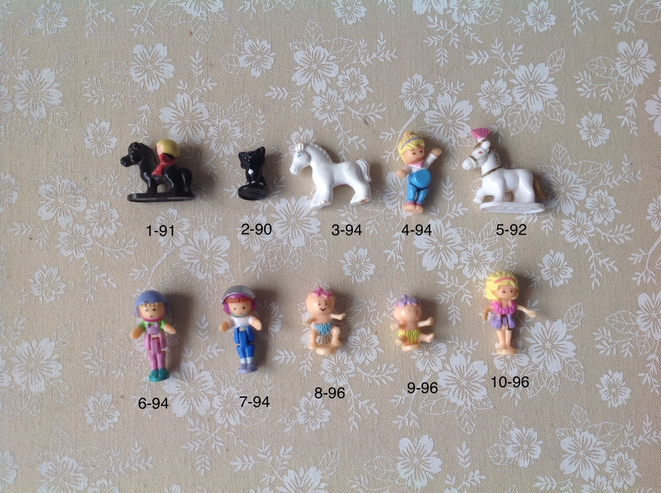VINTAGE POLLY POCKET SPARE REPLACEMENT FIGURE/ACCESSORY FOR SURF & SWIM 