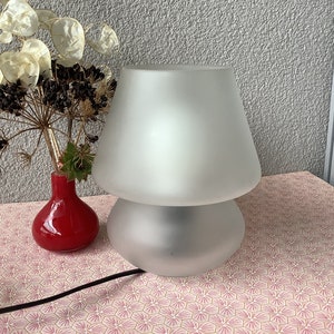 Lampe CHAMPIGNON, blanche, 50x50x44, Jolies Trouvailles