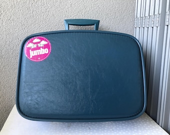 Vintage Air France Flight Attendant Case - Rare "Jumbo Voyages" Small Model (1970s) - Collector Onion Sticker - Retro Cabin Luggage & Decor