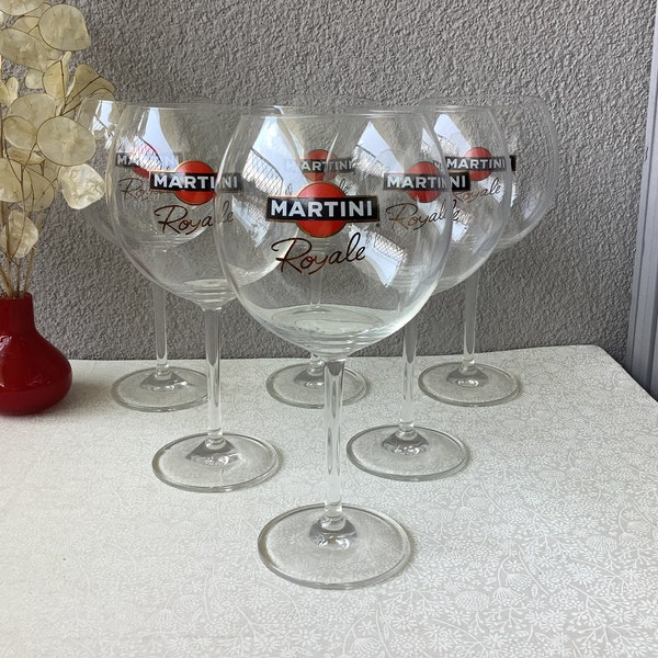 Verres Martini royale piscine ballon vintage - verre à Spritz