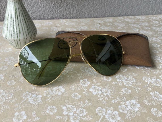 Ray Ban Aviator B\u0026L Ray-ban USA LIC Seventies | Etsy