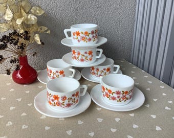 LOT DE 5 mugs arcopal, modèle Scania . Etat neuf EUR 10,00 - FR