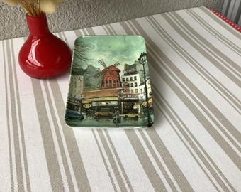 Bandeja de melamina Moulin Rouge - recuerdo de París - Georges B.