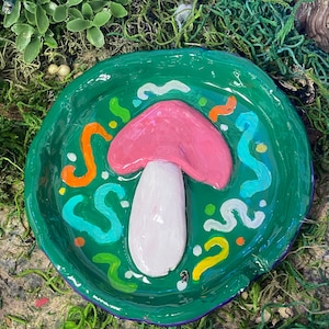 Pick me pink mushroom tray