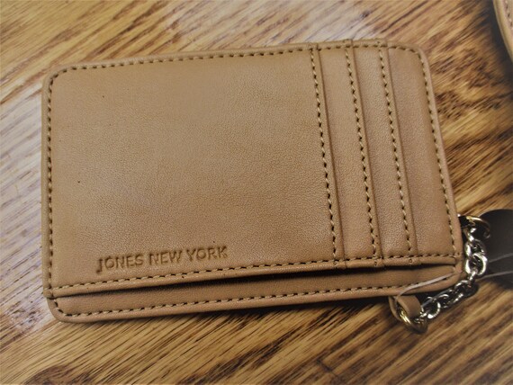 Jones of New York Leather Shoulder Bag Camel Colo… - image 5