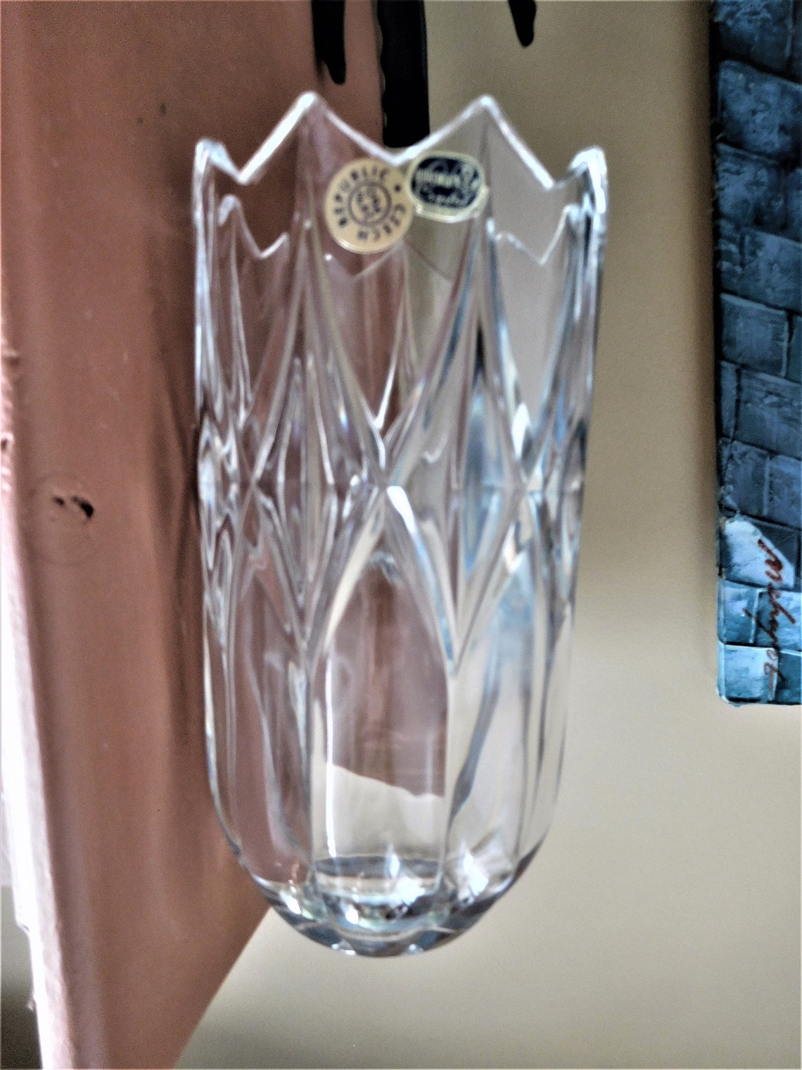 BOHEMIA CRYSTAL Vase 8 Czech Republic 89010/200 PRIMA Etsy