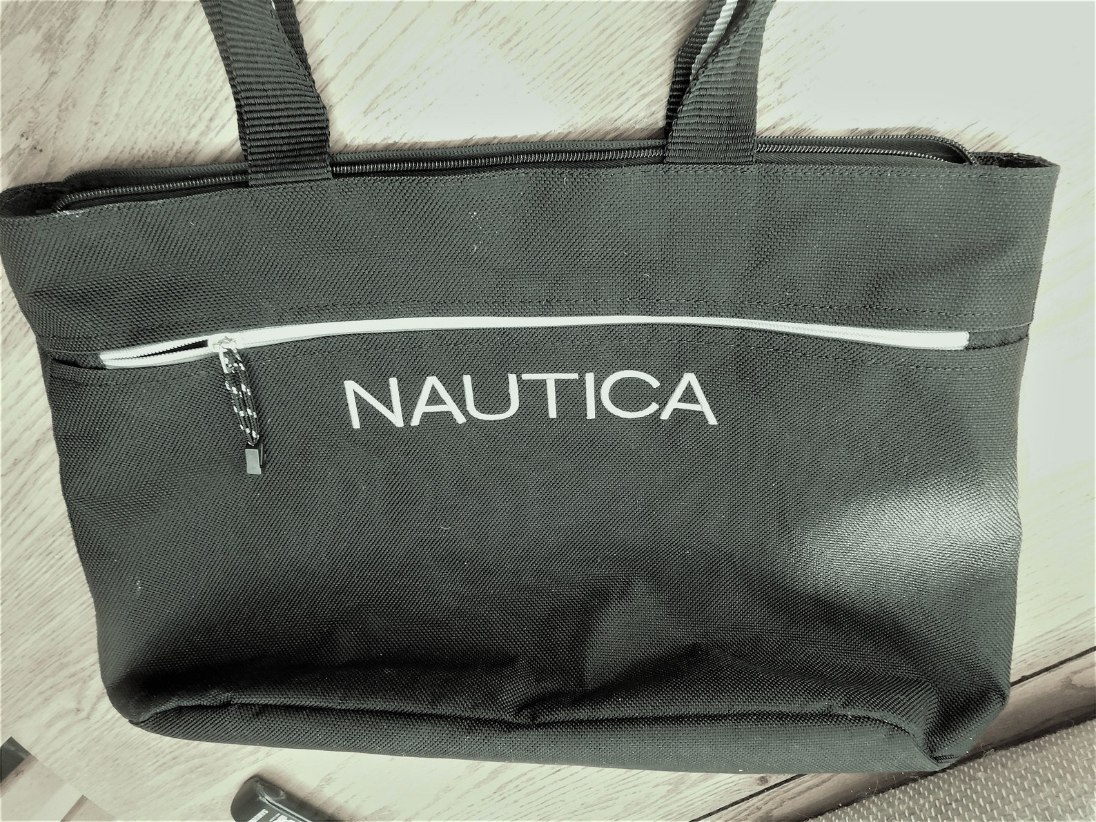 NAUTICA Duffle Bag Black 19 W X 13 T Etsy