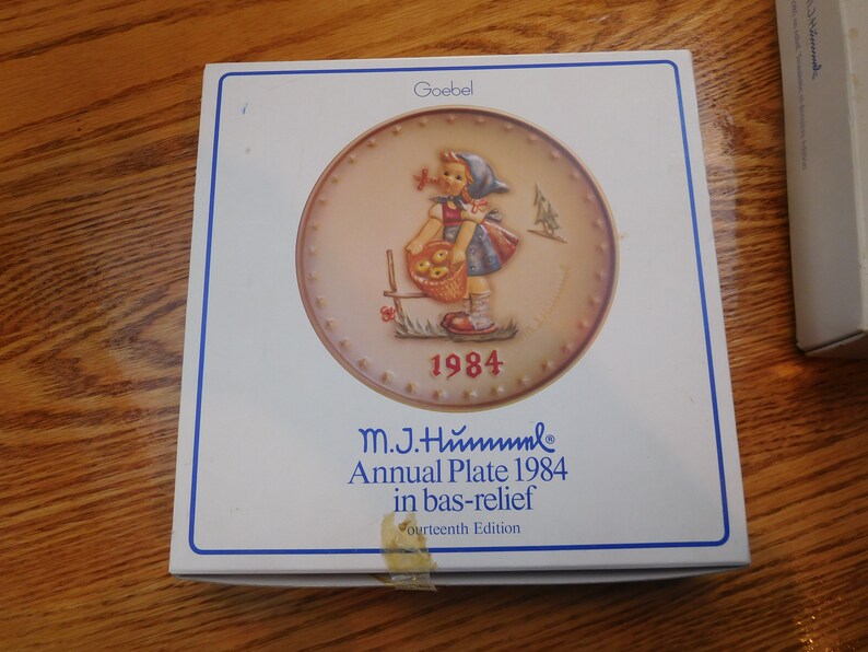 Vintage Hummel Goebel 1984 Annual Plate 14th Edition Etsy