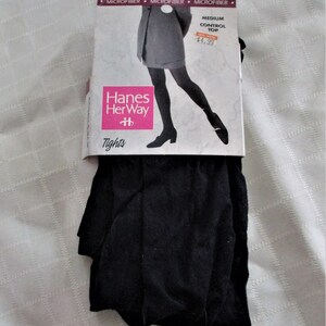 Vintage Hanes Her Way Dark Navy Tights 