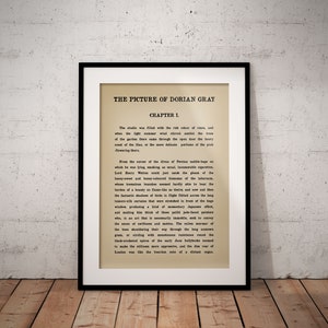 ANY Custom Book Page Print - Literary Art Prints - Custom Book Poster - Bookish Decor - Classic Literature Art Print